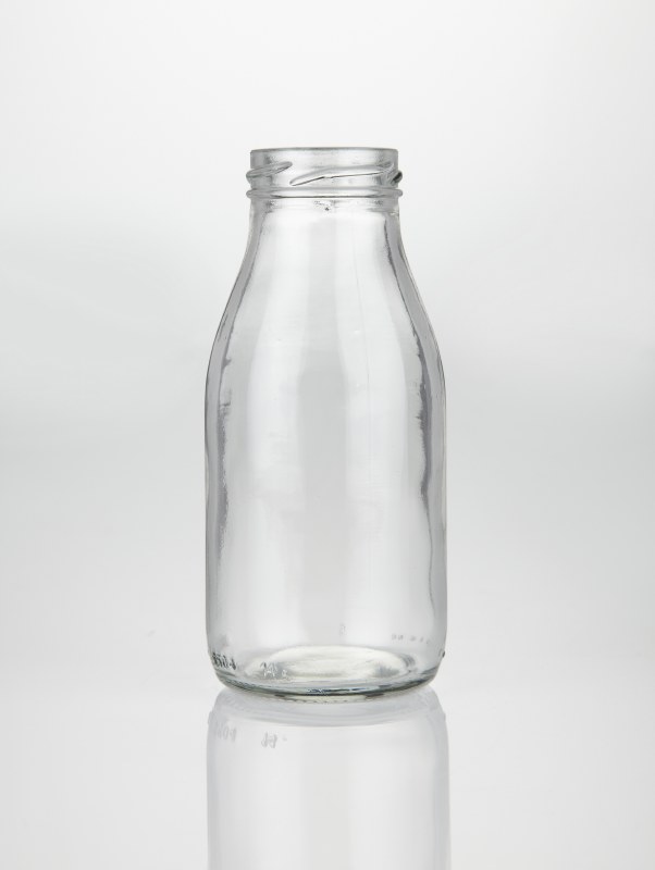 Picture of Glass Milk Bottle Large 20cm